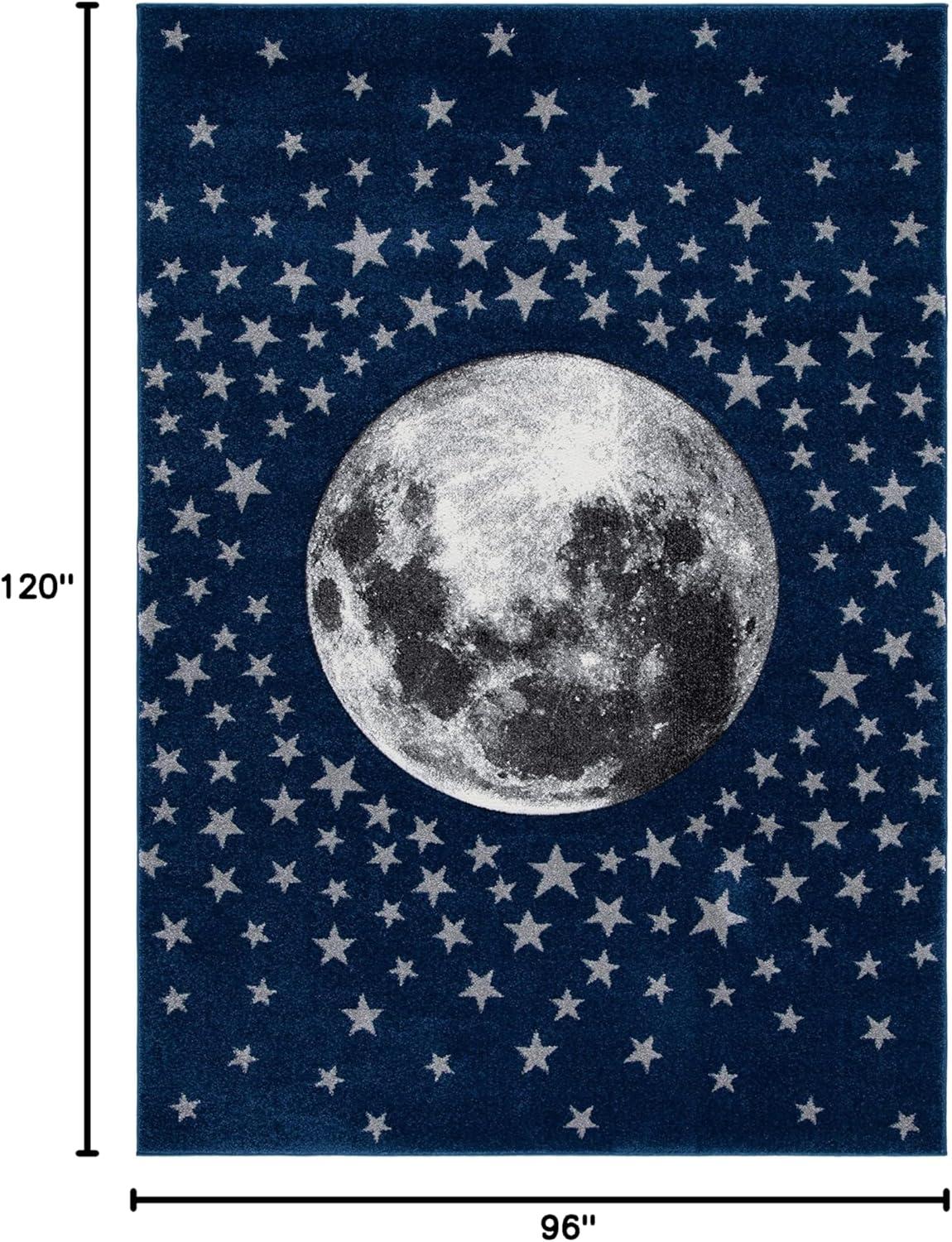 image:imageSAFAVIEH Carousel Kids Collection Area Rug 53 x 76 Light Grey amp White NonShedding amp Easy Care Ideal for High Traffic Areas for Boys amp Girls in Playroom Nursery Bedroom CRK135FNavyGrey