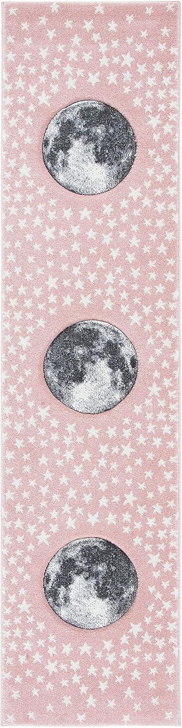 image:imageSAFAVIEH Carousel Kids Collection Area Rug 53 x 76 Light Grey amp White NonShedding amp Easy Care Ideal for High Traffic Areas for Boys amp Girls in Playroom Nursery Bedroom CRK135FPinkGrey
