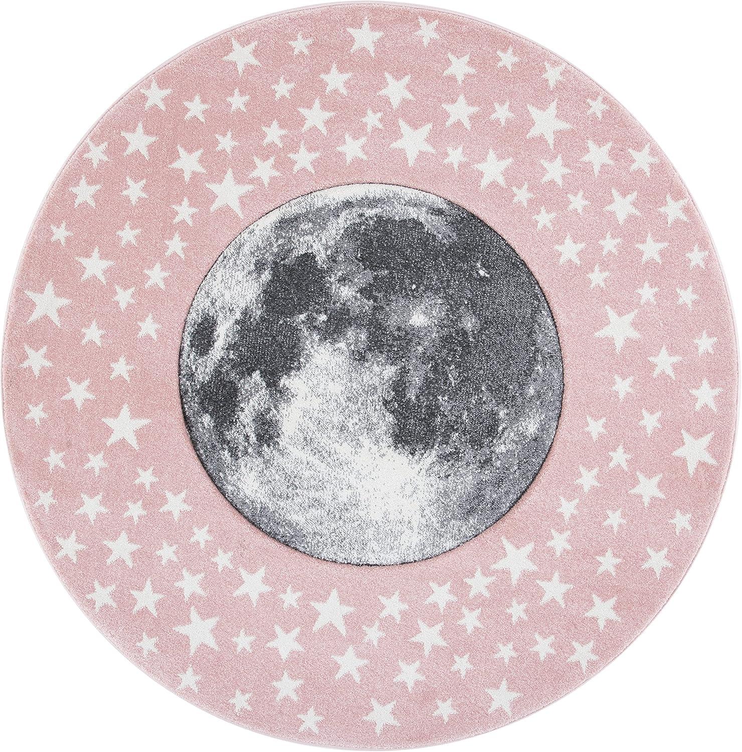 image:imageSAFAVIEH Carousel Kids Collection Area Rug 53 x 76 Light Grey amp White NonShedding amp Easy Care Ideal for High Traffic Areas for Boys amp Girls in Playroom Nursery Bedroom CRK135FPinkGrey