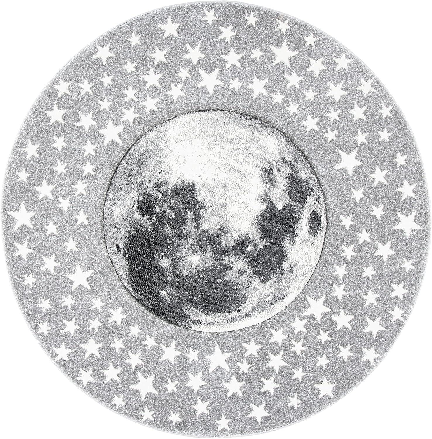 image:imageSAFAVIEH Carousel Kids Collection Area Rug 53 x 76 Light Grey amp White NonShedding amp Easy Care Ideal for High Traffic Areas for Boys amp Girls in Playroom Nursery Bedroom CRK135FLight GreyWhite