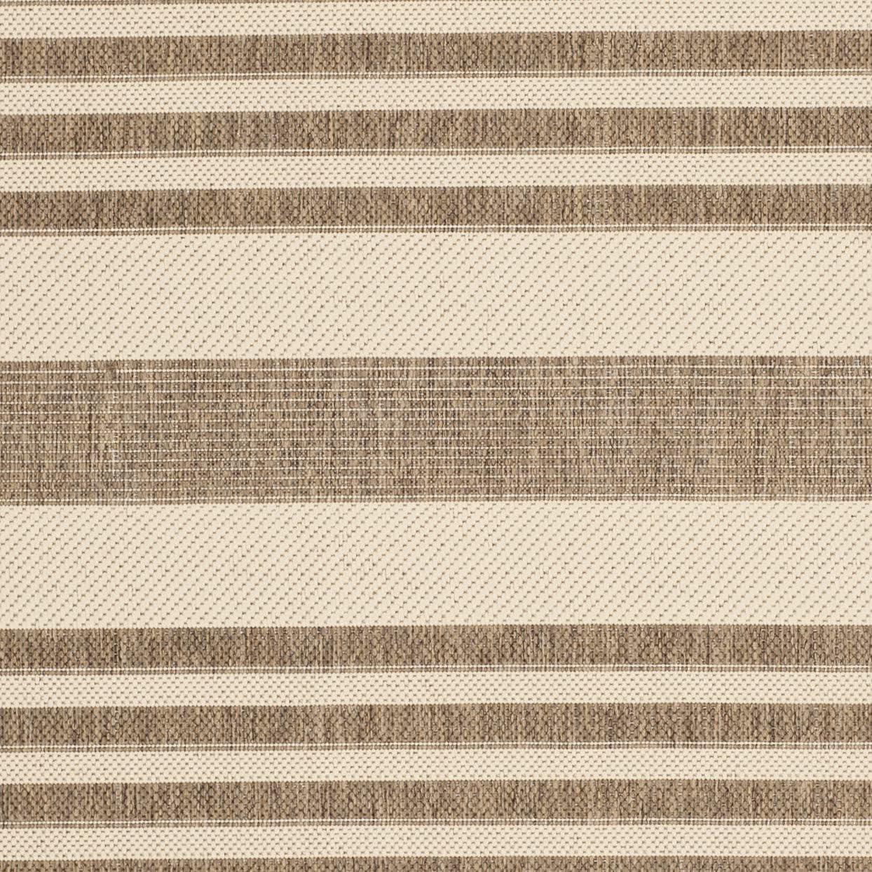image:imageSAFAVIEH Courtyard Collection 8 x 11 BeigeSweet Pea CY6062 Stripe Indoor Outdoor Waterproof EasyCleaning Patio Backyard Mudroom AreaRugBeigeBlue