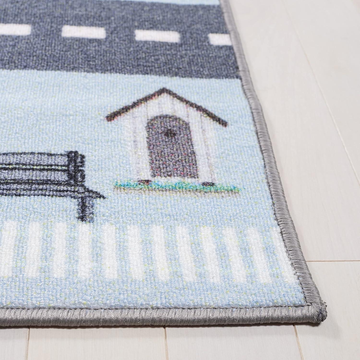 image:imageSAFAVIEH Courtyard Collection 8 x 11 BeigeSweet Pea CY6062 Stripe Indoor Outdoor Waterproof EasyCleaning Patio Backyard Mudroom AreaRugBeigeDark Green