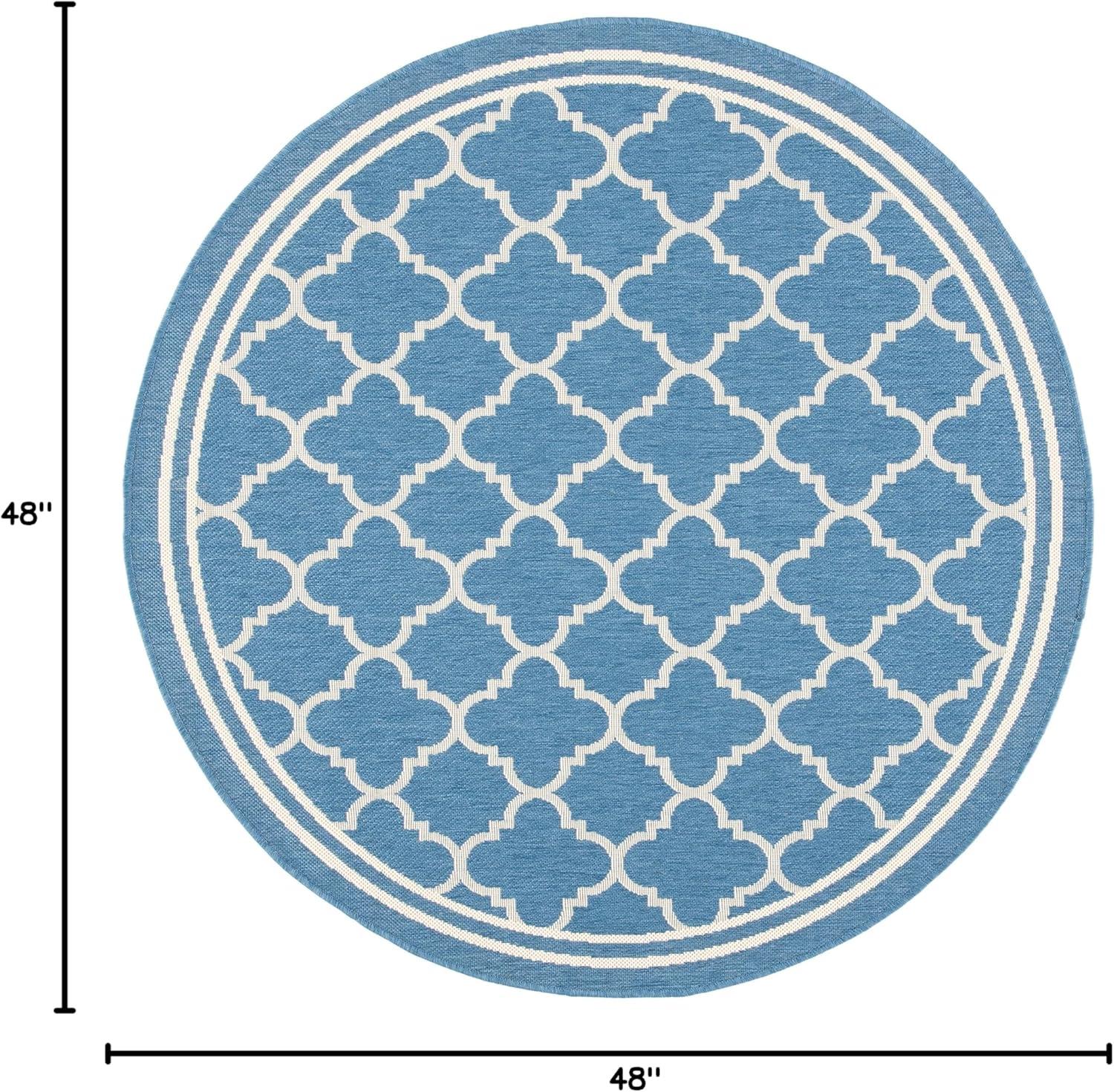 image:imageSAFAVIEH Courtyard Collection 8 x 11 NavyBeige CY6918 Trellis Indoor Outdoor Splashproof Easy Scrubbing Patio Backyard Mudroom Area RugBlueBeige