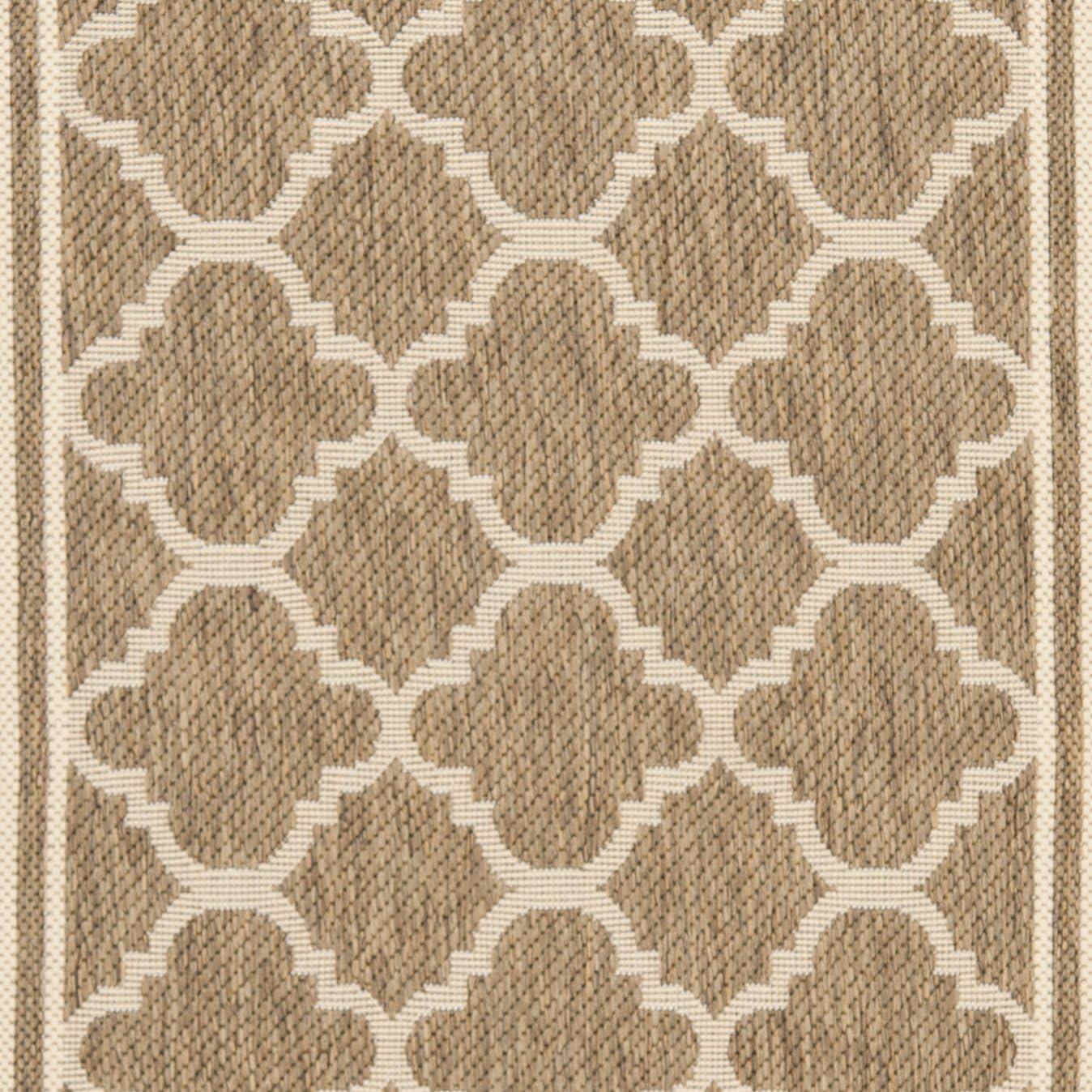 image:imageSAFAVIEH Courtyard Collection 8 x 11 NavyBeige CY6918 Trellis Indoor Outdoor Splashproof Easy Scrubbing Patio Backyard Mudroom Area RugBrownBone