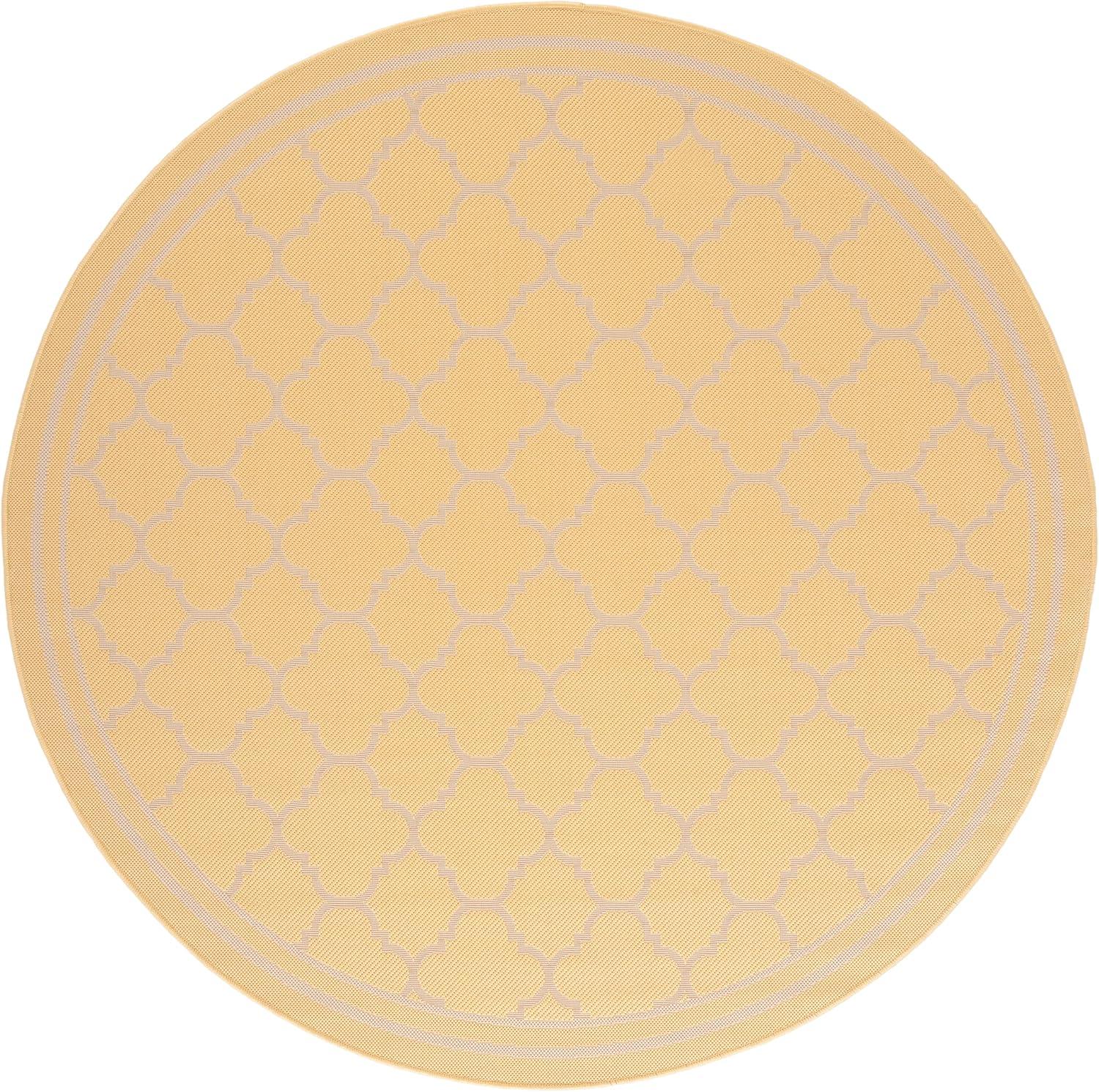 image:imageSAFAVIEH Courtyard Collection 8 x 11 NavyBeige CY6918 Trellis Indoor Outdoor Splashproof Easy Scrubbing Patio Backyard Mudroom Area RugGoldBeige