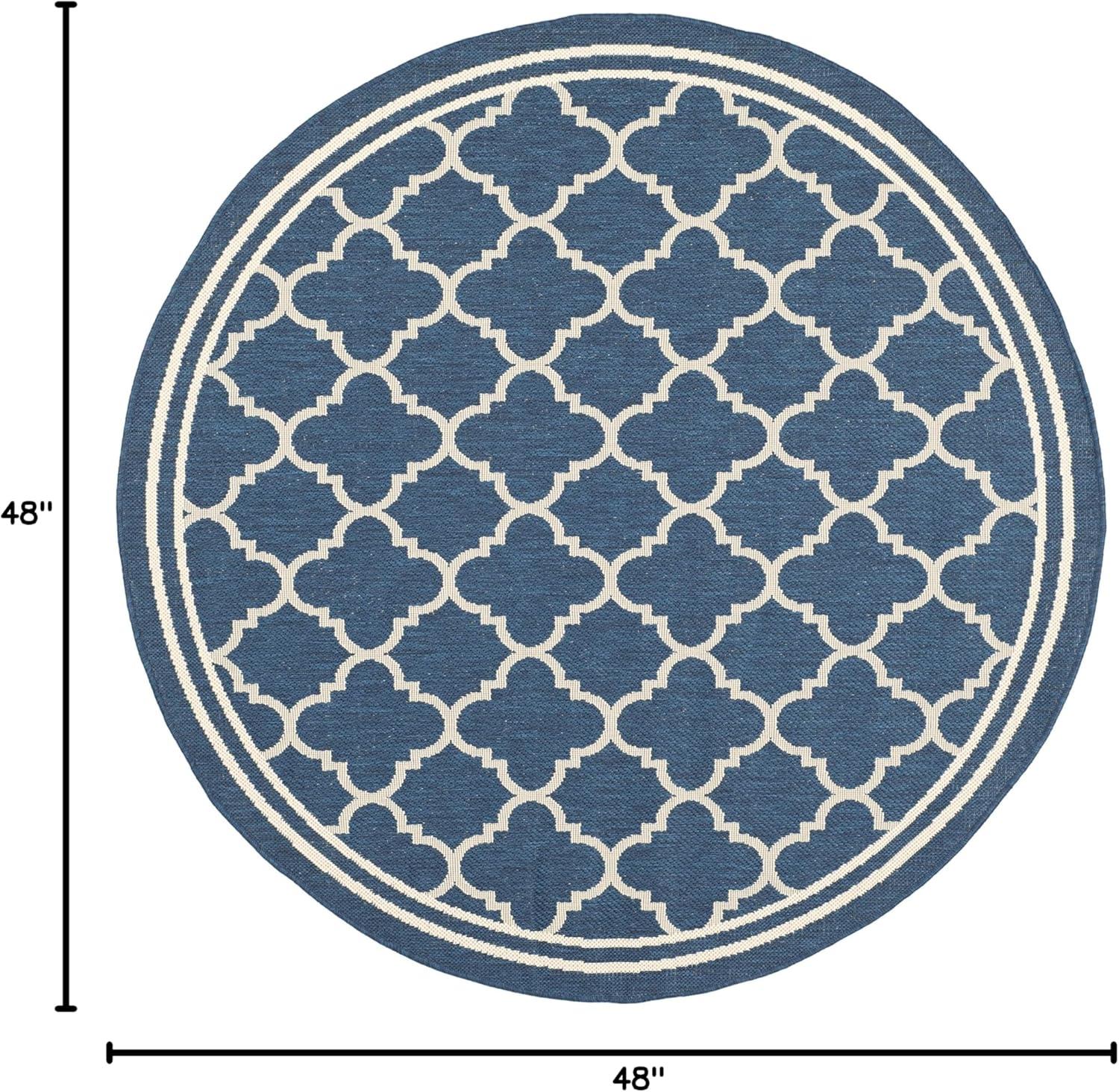 image:imageSAFAVIEH Courtyard Collection 8 x 11 NavyBeige CY6918 Trellis Indoor Outdoor Splashproof Easy Scrubbing Patio Backyard Mudroom Area RugNavyBeige