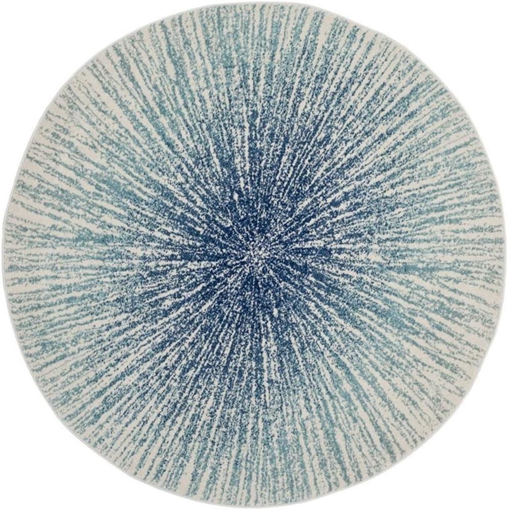 image:imageSAFAVIEH Evoke Collection 51 x 76 FuchsiaCream EVK228R Abstract Burst NonShedding Living Room Bedroom Area RugRoyalIvory