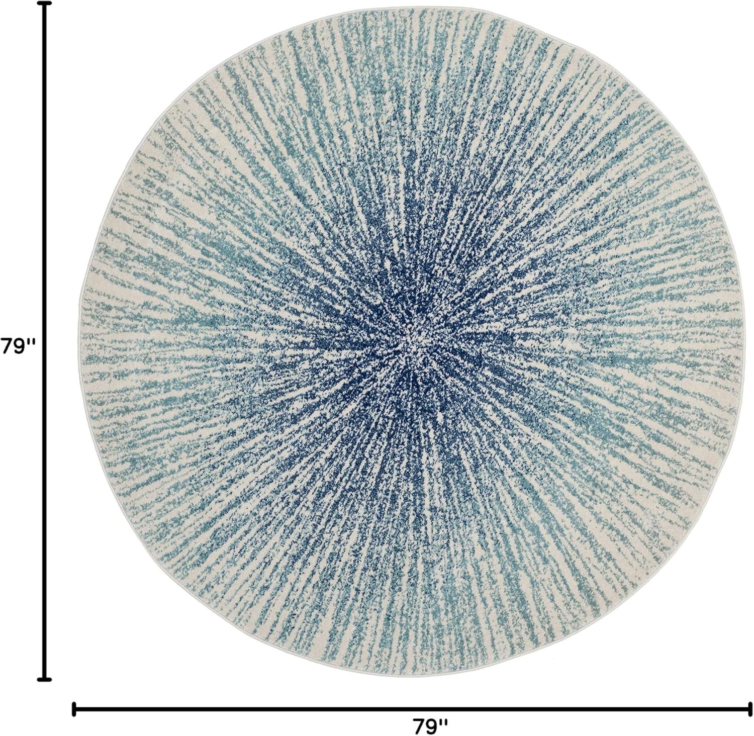 image:imageSAFAVIEH Evoke Collection 51 x 76 FuchsiaCream EVK228R Abstract Burst NonShedding Living Room Bedroom Area RugRoyalIvory