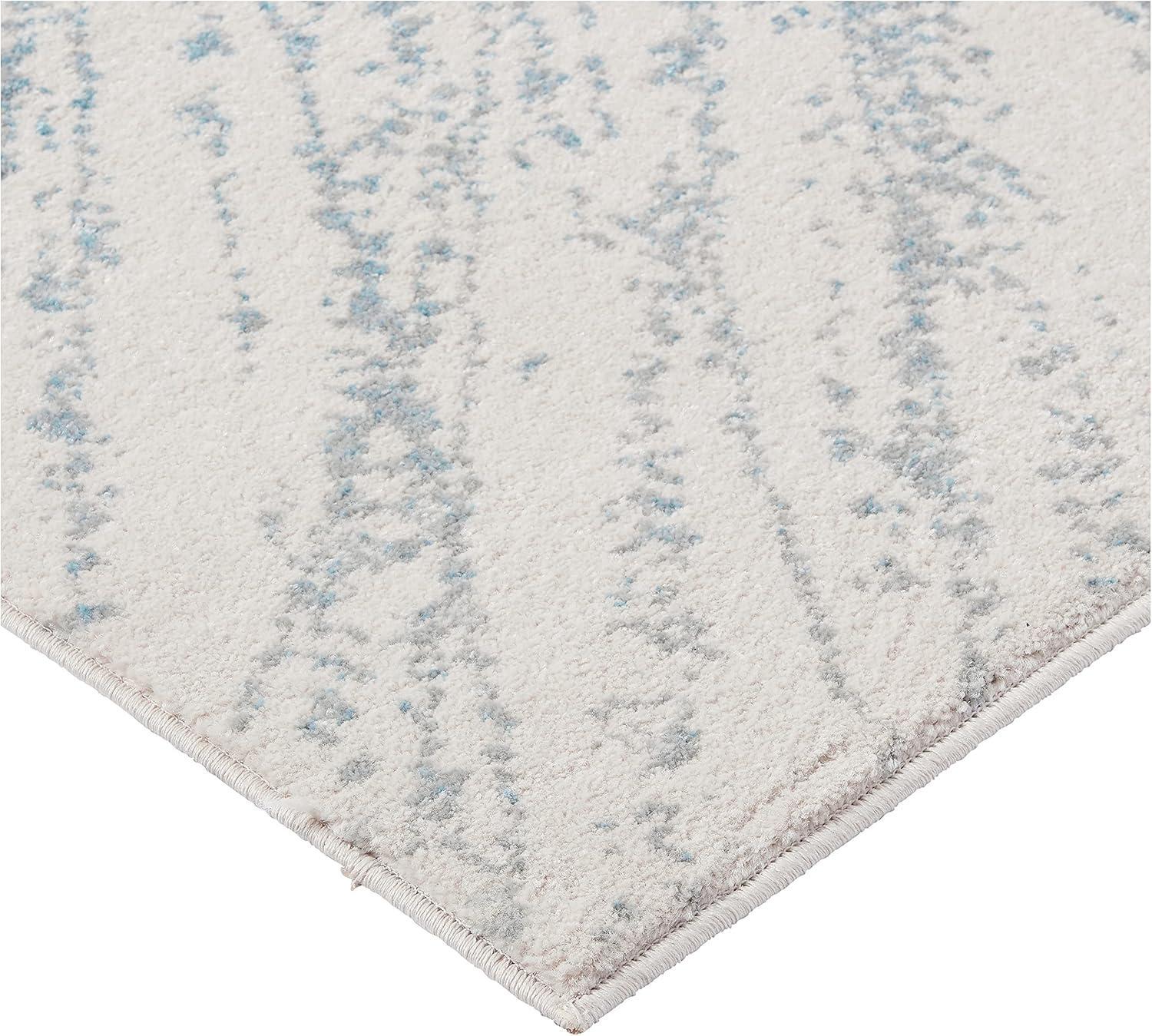 image:imageSAFAVIEH Evoke Collection 51 x 76 FuchsiaCream EVK228R Abstract Burst NonShedding Living Room Bedroom Area RugRoyalIvory