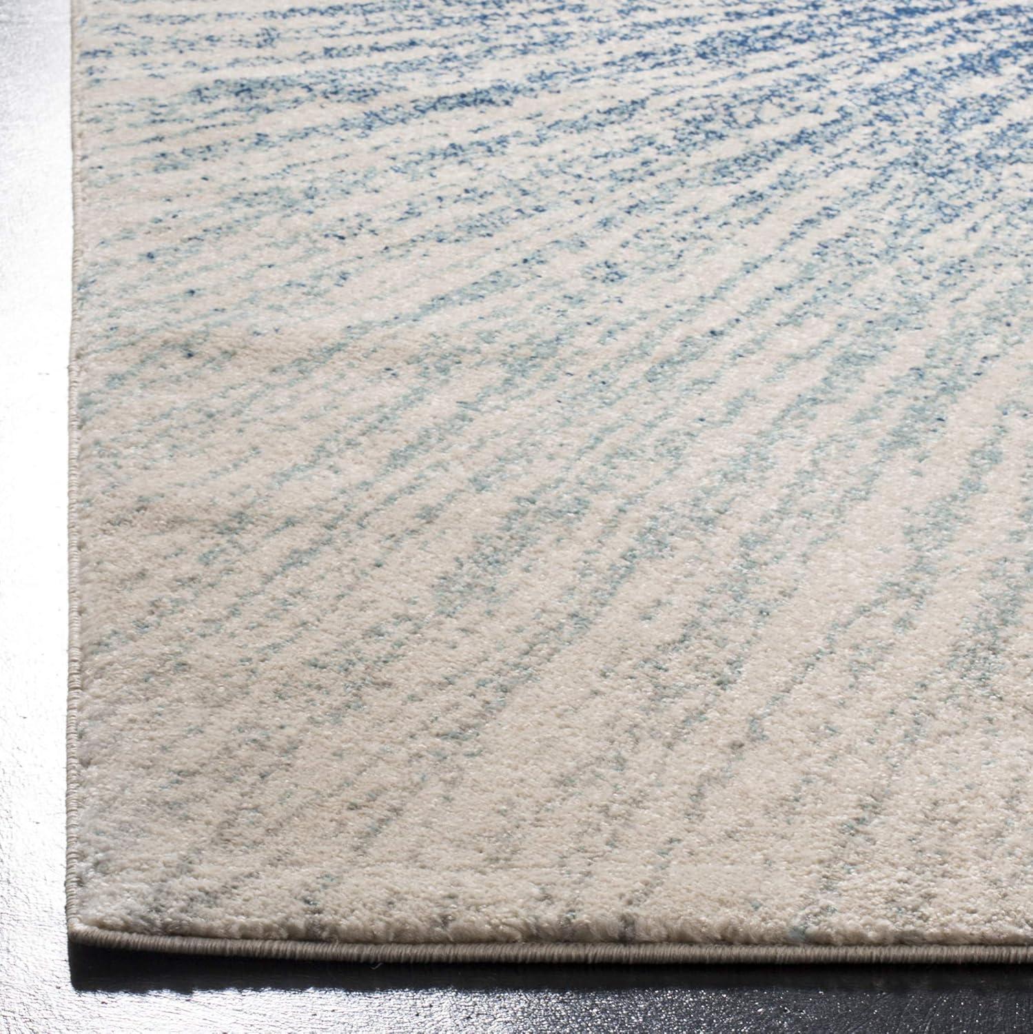 image:imageSAFAVIEH Evoke Collection 51 x 76 FuchsiaCream EVK228R Abstract Burst NonShedding Living Room Bedroom Area RugRoyalIvory