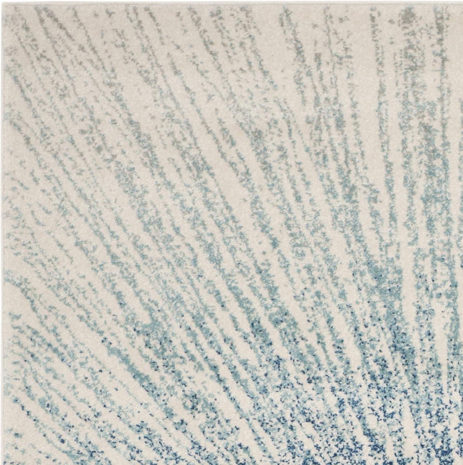 image:imageSAFAVIEH Evoke Collection 51 x 76 FuchsiaCream EVK228R Abstract Burst NonShedding Living Room Bedroom Area RugRoyalIvory