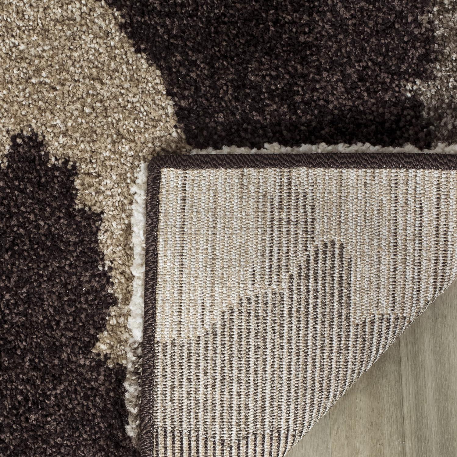 image:imageSAFAVIEH Florida Shag Collection Area Rug 53 x 76 Beige amp Multi Camouflage Design NonShedding amp Easy Care 12inch Thick Ideal for High Traffic Areas in Living Room Bedroom SG4531391BeigeMulti