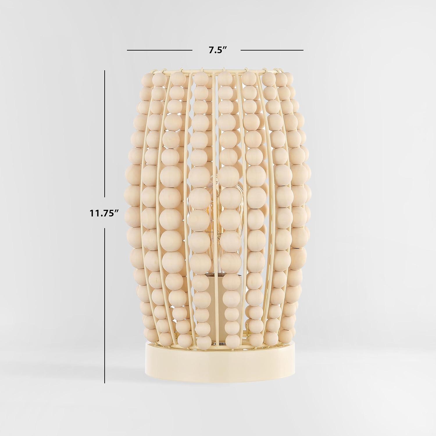 image:imageSAFAVIEH Lighting Collection Darrow White 12inch Table Lamp LED Bulb Included