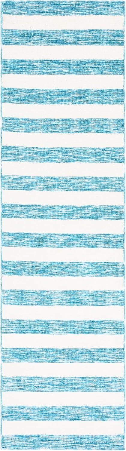 image:imageSAFAVIEH Washable Rug Easy Care Collection 5 x 8 Blue amp Ivory Easy to Clean Ideal for Living Room Bedroom Dining Space ECR115MBlueIvory