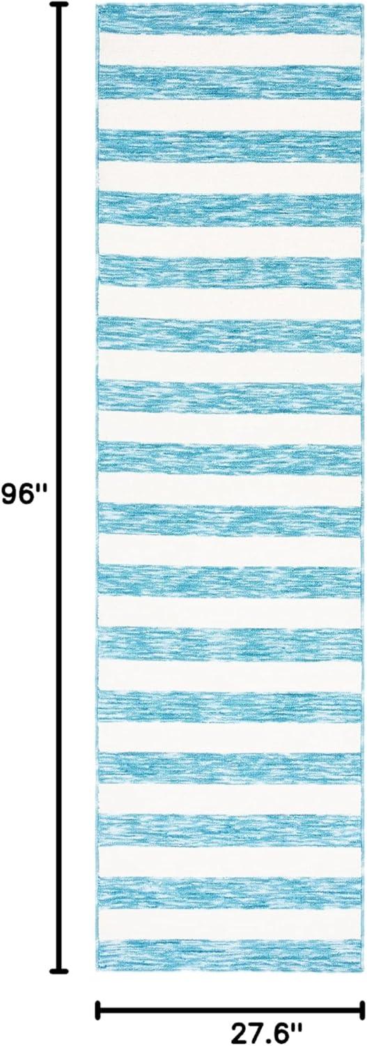 image:imageSAFAVIEH Washable Rug Easy Care Collection 5 x 8 Blue amp Ivory Easy to Clean Ideal for Living Room Bedroom Dining Space ECR115MBlueIvory