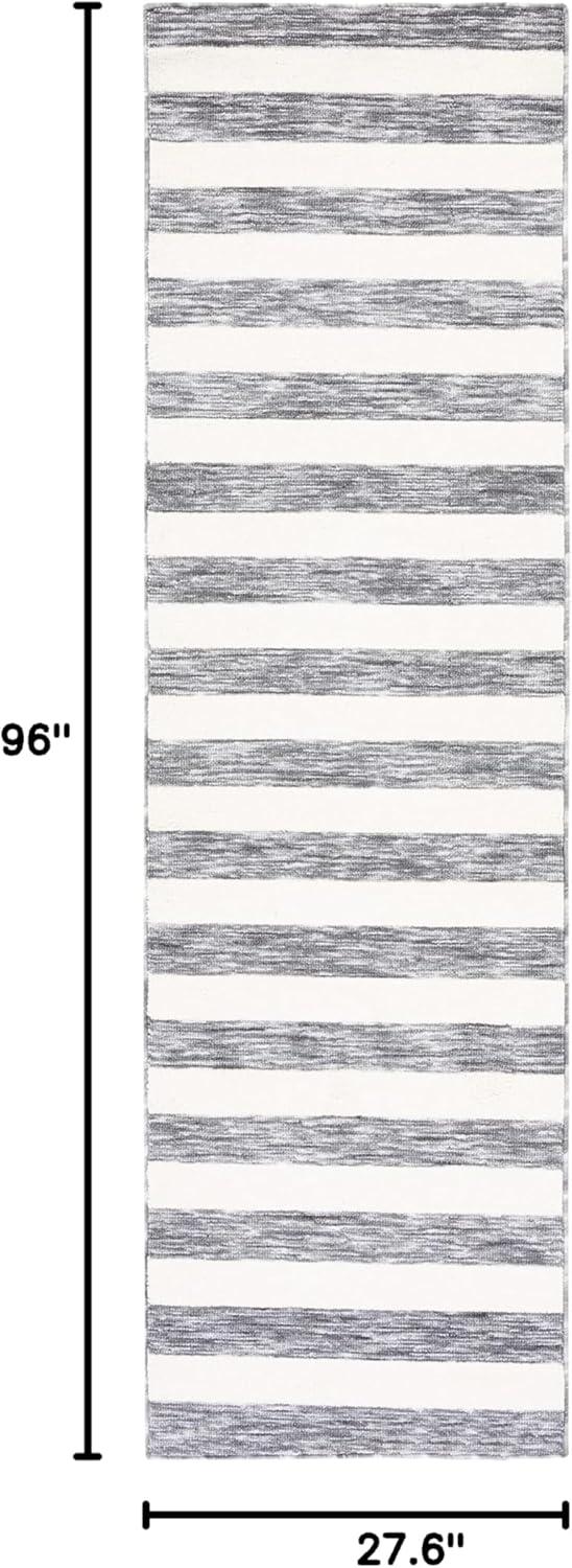 image:imageSAFAVIEH Washable Rug Easy Care Collection 5 x 8 Blue amp Ivory Easy to Clean Ideal for Living Room Bedroom Dining Space ECR115MDark GreyIvory