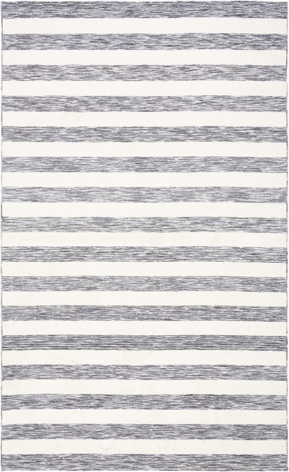image:imageSAFAVIEH Washable Rug Easy Care Collection 5 x 8 Blue amp Ivory Easy to Clean Ideal for Living Room Bedroom Dining Space ECR115MDark GreyIvory