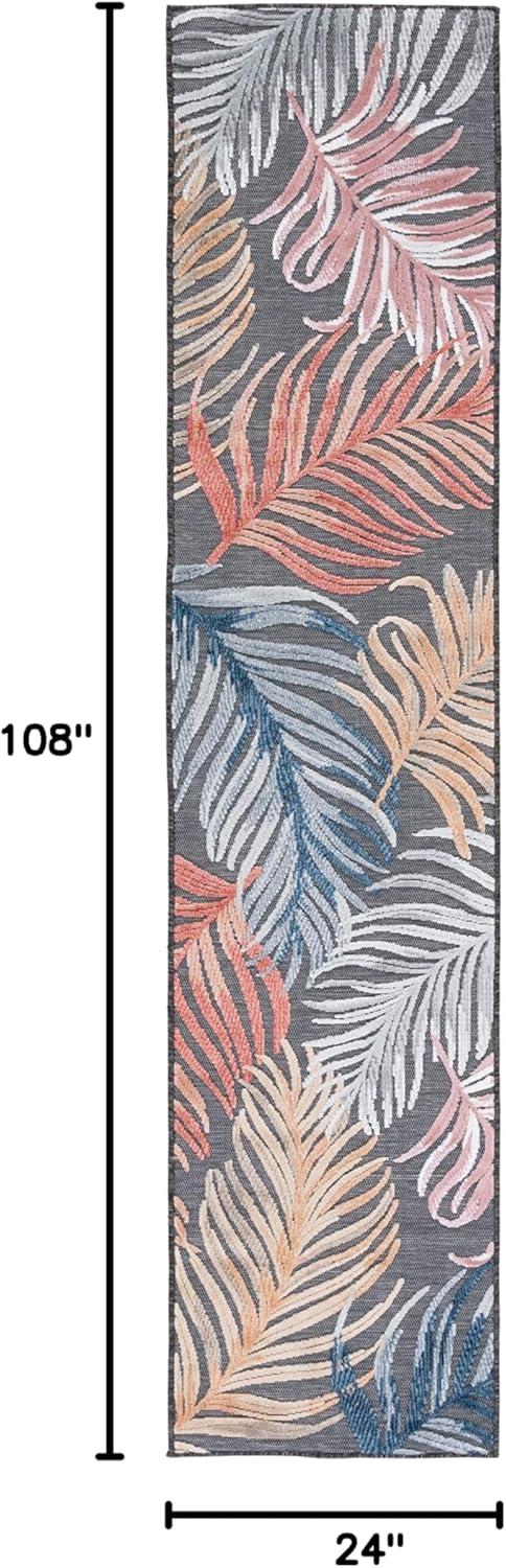 image:imageSAFAVIEH Washable Rug Outdoor Cabana Collection 8 x 10 Black amp Rust NonShedding amp Easy to Clean Ideal for Patio Backyard Mudroom CBN445HBlackRust