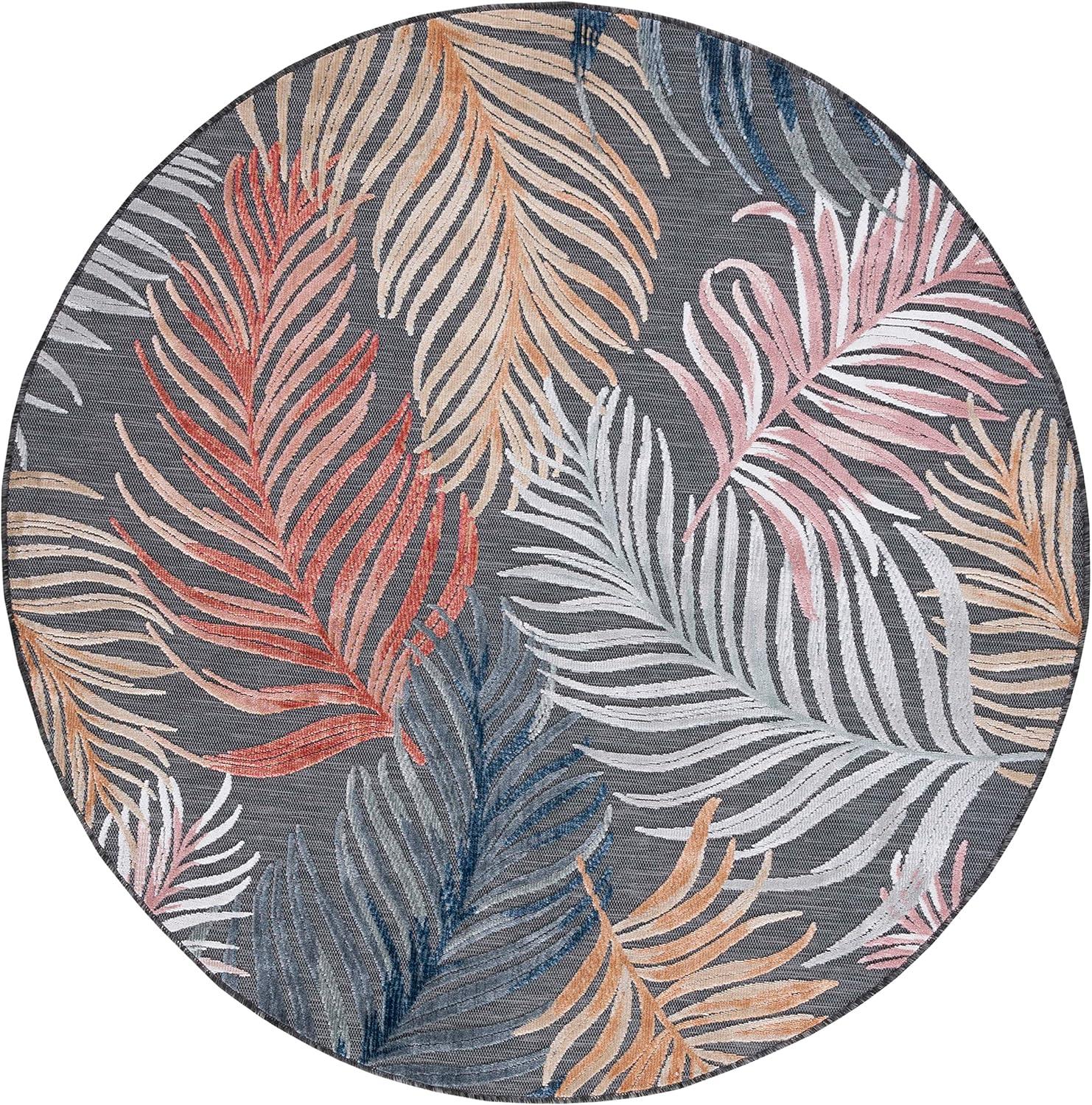 image:imageSAFAVIEH Washable Rug Outdoor Cabana Collection 8 x 10 Black amp Rust NonShedding amp Easy to Clean Ideal for Patio Backyard Mudroom CBN445HBlackRust