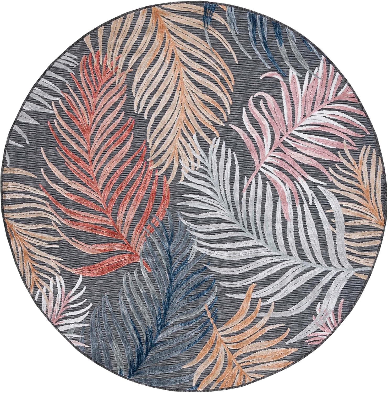 image:imageSAFAVIEH Washable Rug Outdoor Cabana Collection 8 x 10 Black amp Rust NonShedding amp Easy to Clean Ideal for Patio Backyard Mudroom CBN445HBlackRust