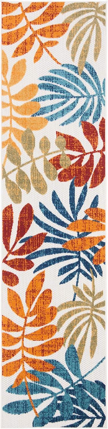 image:imageSAFAVIEH Washable Rug Outdoor Cabana Collection 8 x 10 Cream amp Red NonShedding amp Easy to Clean Ideal for Patio Backyard Mudroom CBN814ACremeRed