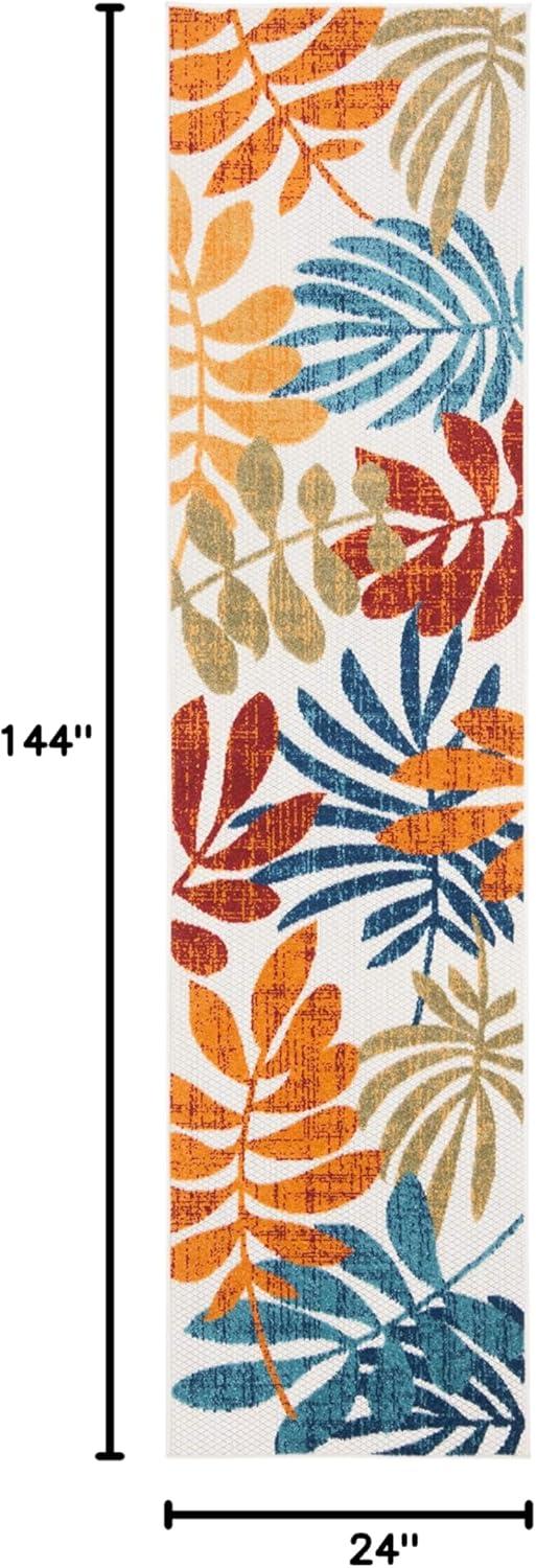 image:imageSAFAVIEH Washable Rug Outdoor Cabana Collection 8 x 10 Cream amp Red NonShedding amp Easy to Clean Ideal for Patio Backyard Mudroom CBN814ACremeRed