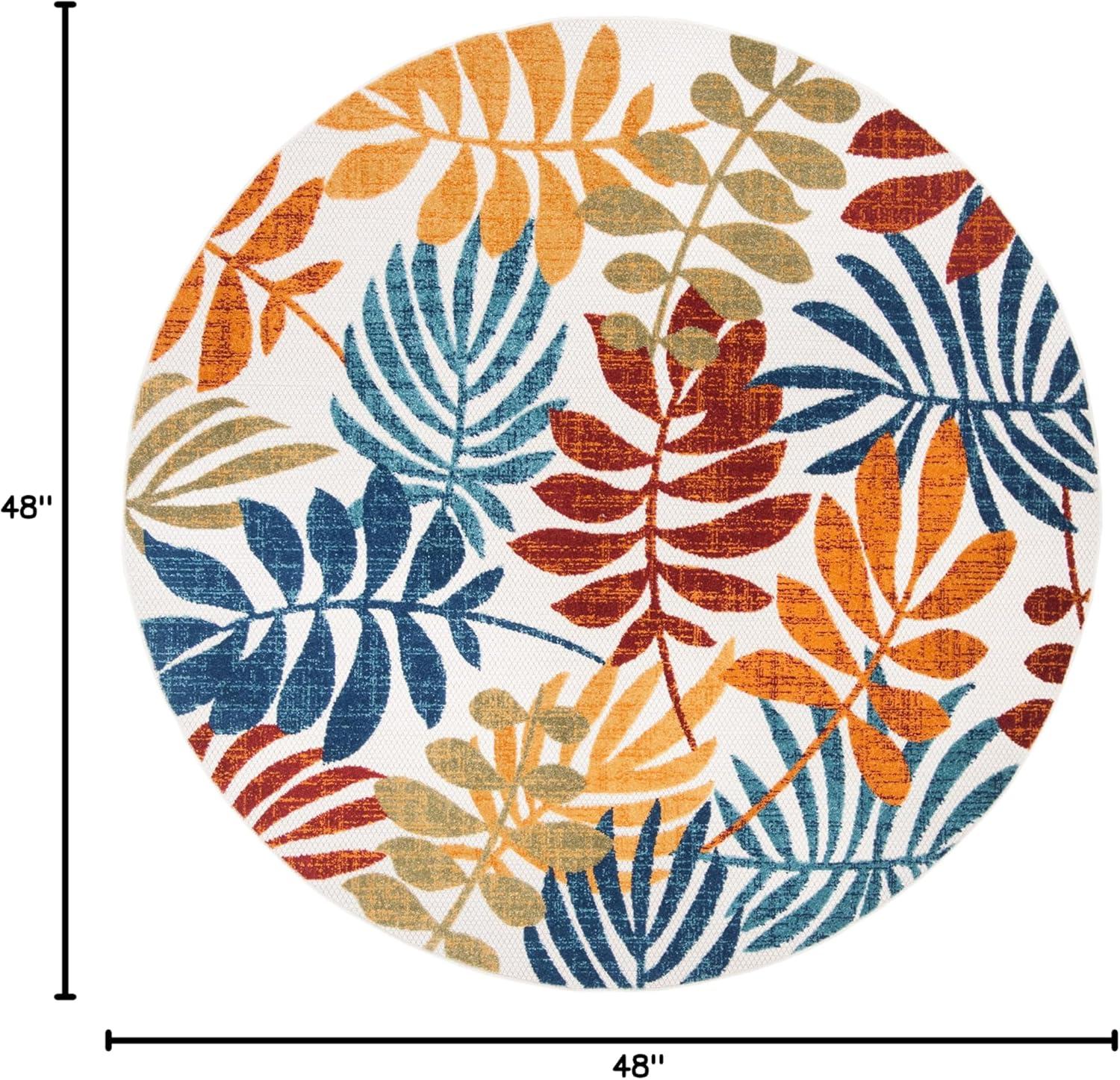image:imageSAFAVIEH Washable Rug Outdoor Cabana Collection 8 x 10 Cream amp Red NonShedding amp Easy to Clean Ideal for Patio Backyard Mudroom CBN814ACremeRed