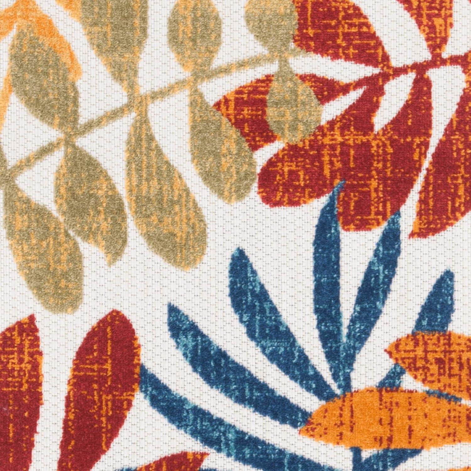 image:imageSAFAVIEH Washable Rug Outdoor Cabana Collection 8 x 10 Cream amp Red NonShedding amp Easy to Clean Ideal for Patio Backyard Mudroom CBN814ACremeRed