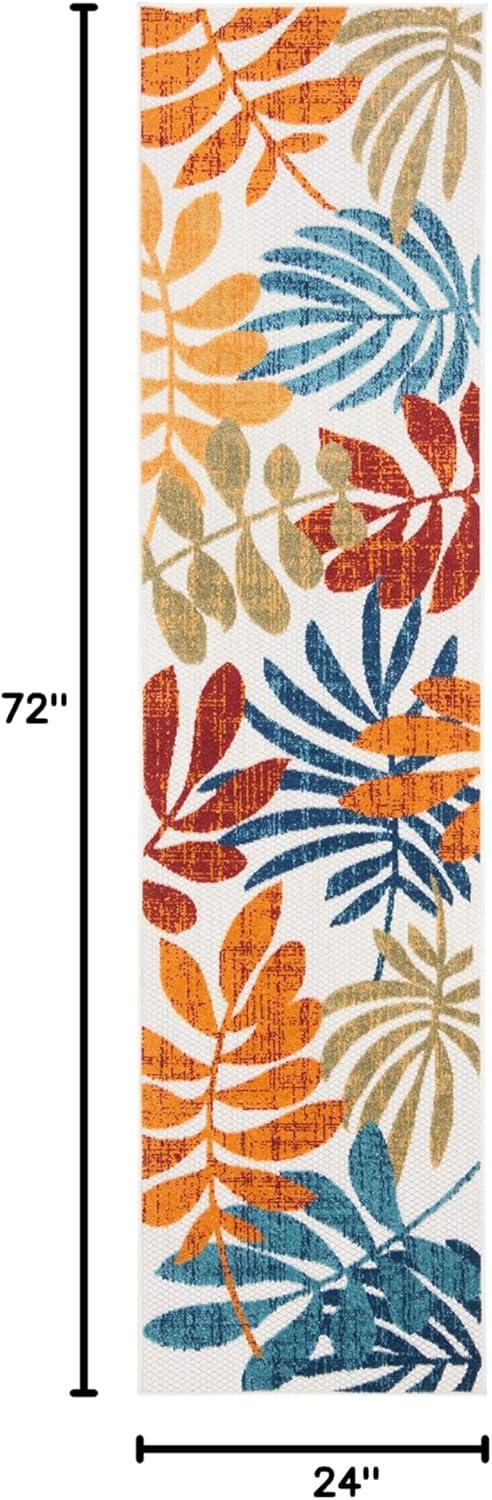 image:imageSAFAVIEH Washable Rug Outdoor Cabana Collection 8 x 10 Cream amp Red NonShedding amp Easy to Clean Ideal for Patio Backyard Mudroom CBN814ACremeRed