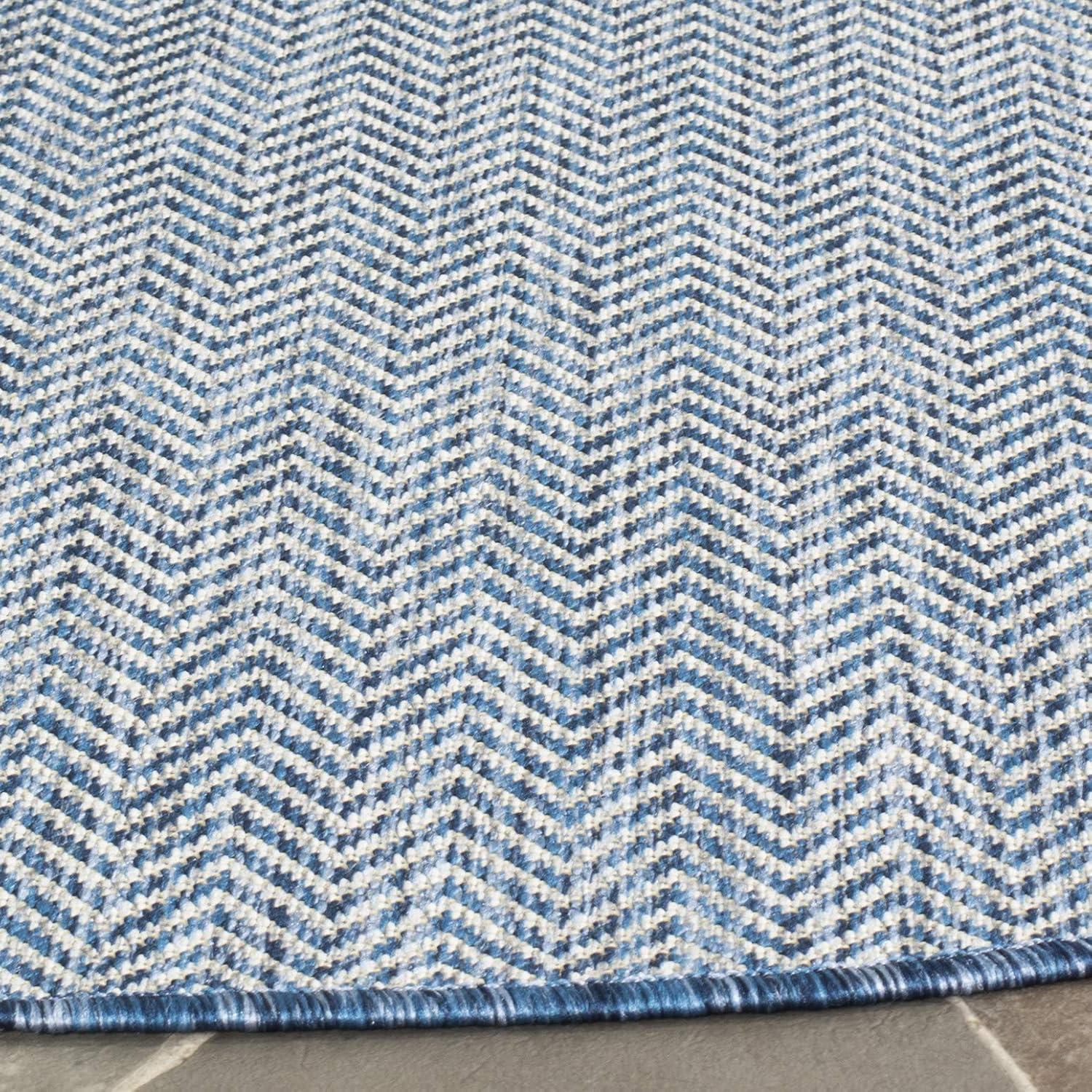 image:imageSAFAVIEH Washable Rug Outdoor Courtyard Collection 10 Square Black amp Beige NonShedding amp Easy Cleaning Ideal for Patio Backyard Mudroom CY802236621BlackBeige