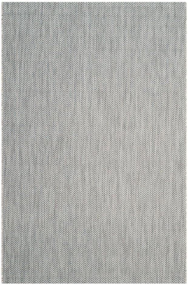 image:imageSAFAVIEH Washable Rug Outdoor Courtyard Collection 10 Square Black amp Beige NonShedding amp Easy Cleaning Ideal for Patio Backyard Mudroom CY802236621GreyNavy