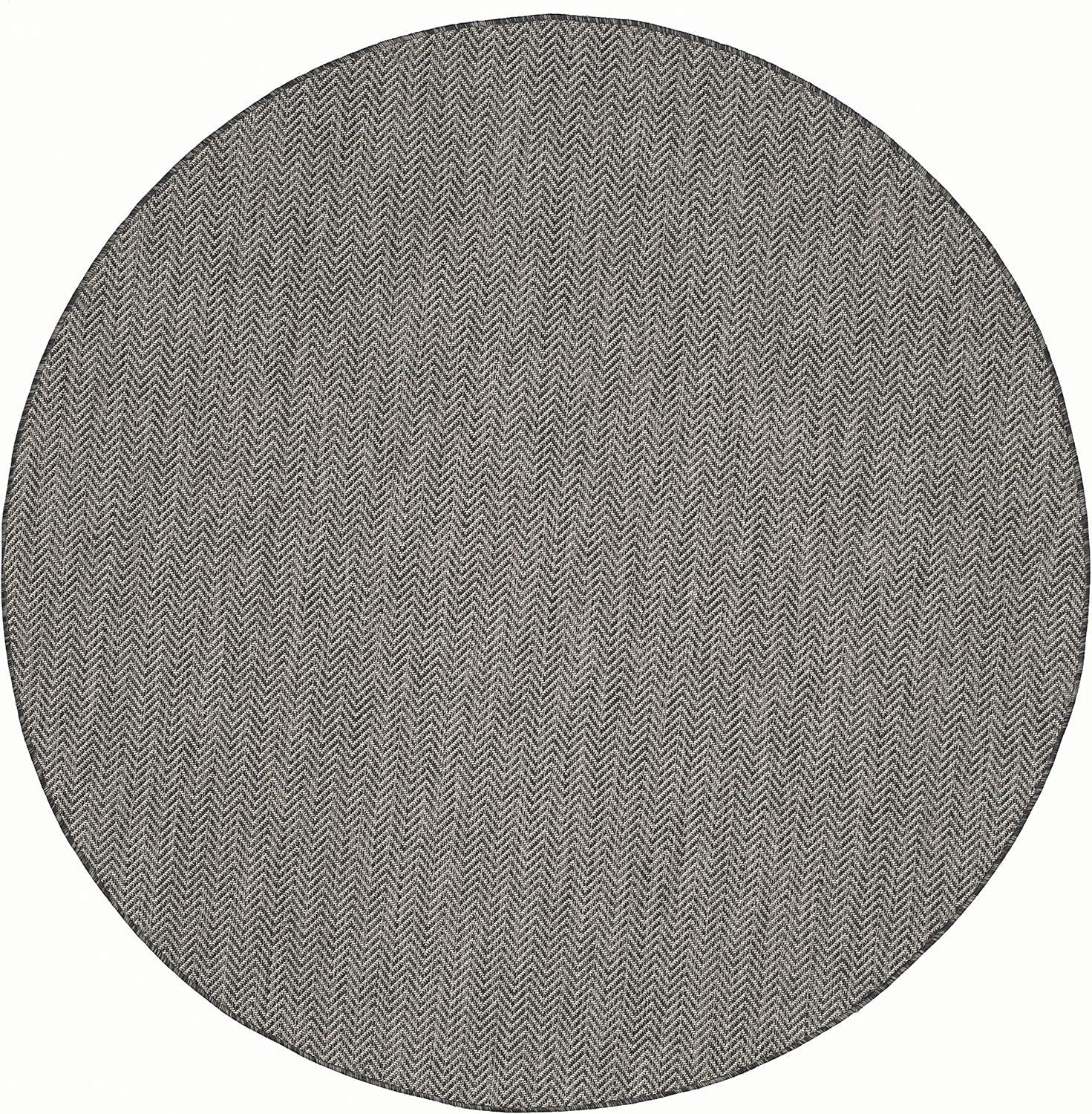 image:imageSAFAVIEH Washable Rug Outdoor Courtyard Collection 10 Square Black amp Beige NonShedding amp Easy Cleaning Ideal for Patio Backyard Mudroom CY802236621BlackBeige