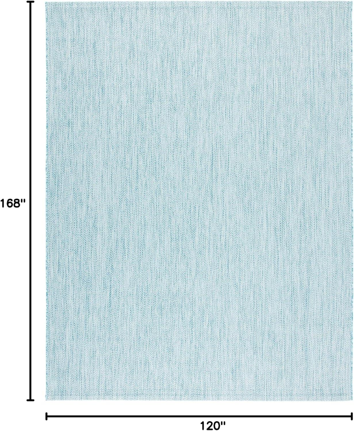 image:imageSAFAVIEH Washable Rug Outdoor Courtyard Collection 10 Square Black amp Beige NonShedding amp Easy Cleaning Ideal for Patio Backyard Mudroom CY802236621AquaGrey