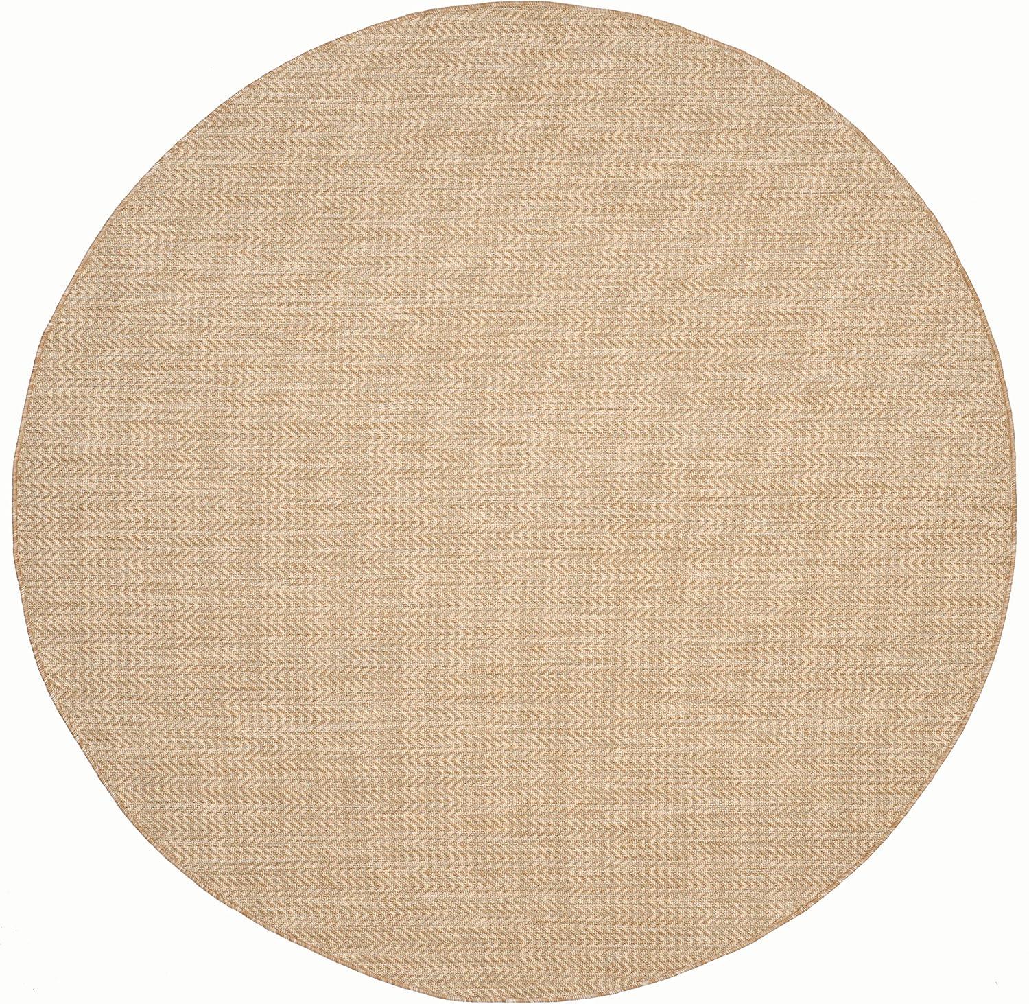 image:imageSAFAVIEH Washable Rug Outdoor Courtyard Collection 10 Square Black amp Beige NonShedding amp Easy Cleaning Ideal for Patio Backyard Mudroom CY802236621NaturalCream
