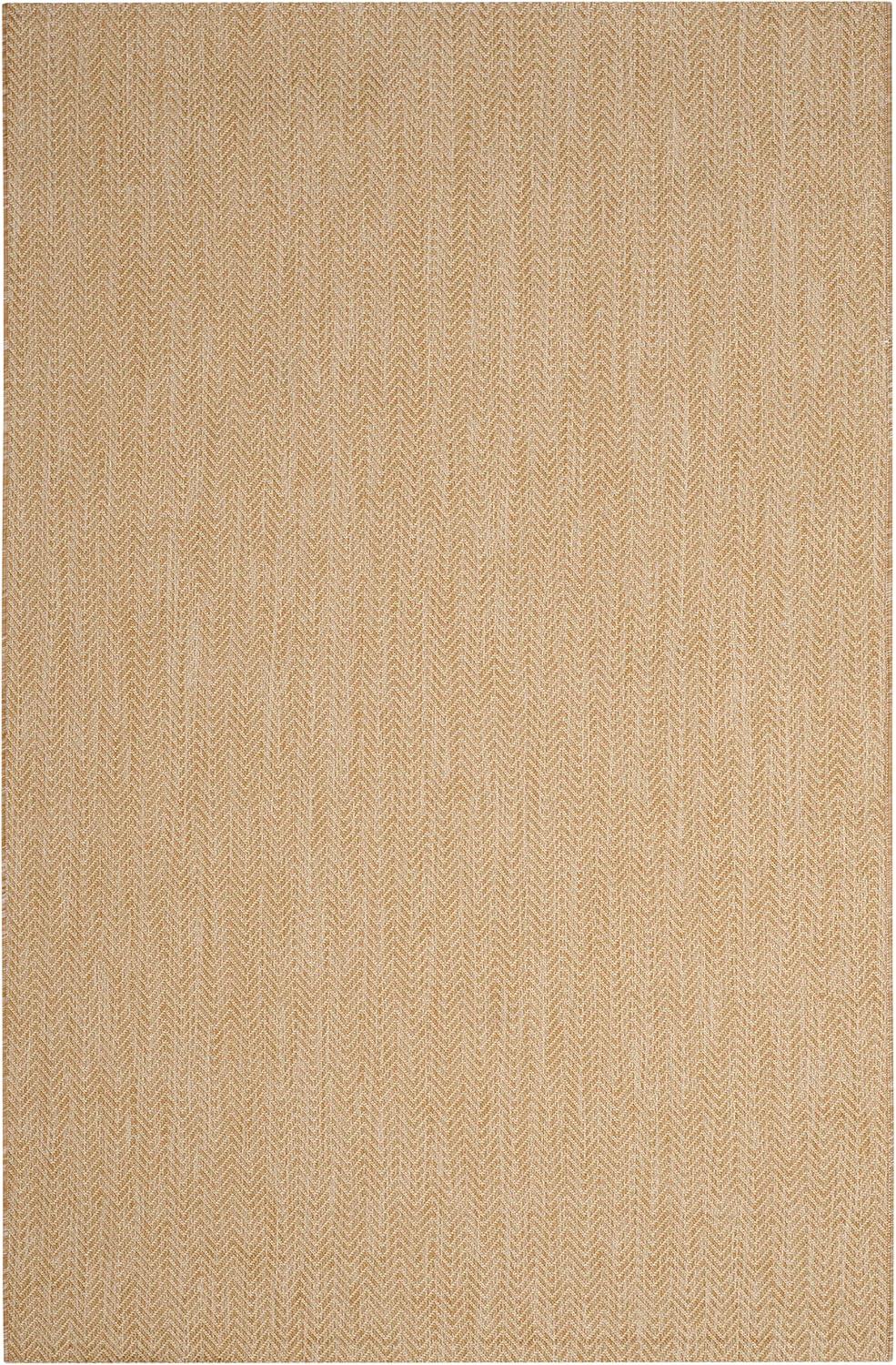 image:imageSAFAVIEH Washable Rug Outdoor Courtyard Collection 10 Square Black amp Beige NonShedding amp Easy Cleaning Ideal for Patio Backyard Mudroom CY802236621NaturalCream