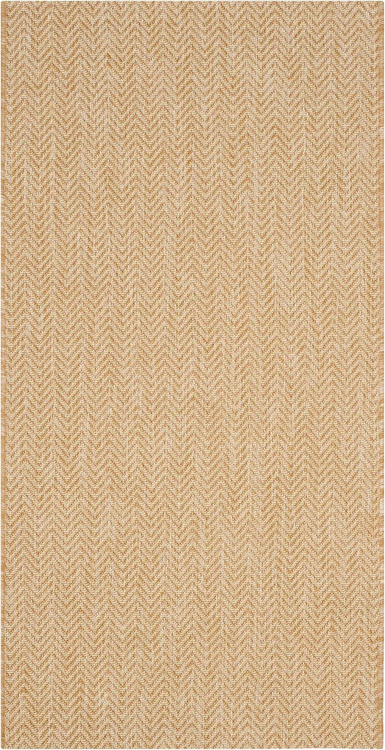 image:imageSAFAVIEH Washable Rug Outdoor Courtyard Collection 10 Square Black amp Beige NonShedding amp Easy Cleaning Ideal for Patio Backyard Mudroom CY802236621NaturalCream