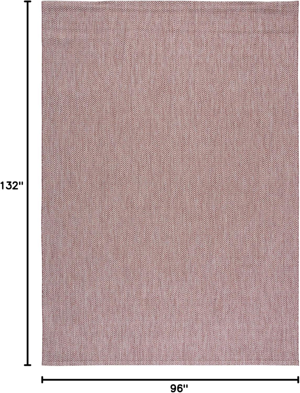 image:imageSAFAVIEH Washable Rug Outdoor Courtyard Collection 10 Square Black amp Beige NonShedding amp Easy Cleaning Ideal for Patio Backyard Mudroom CY802236621RedBeige
