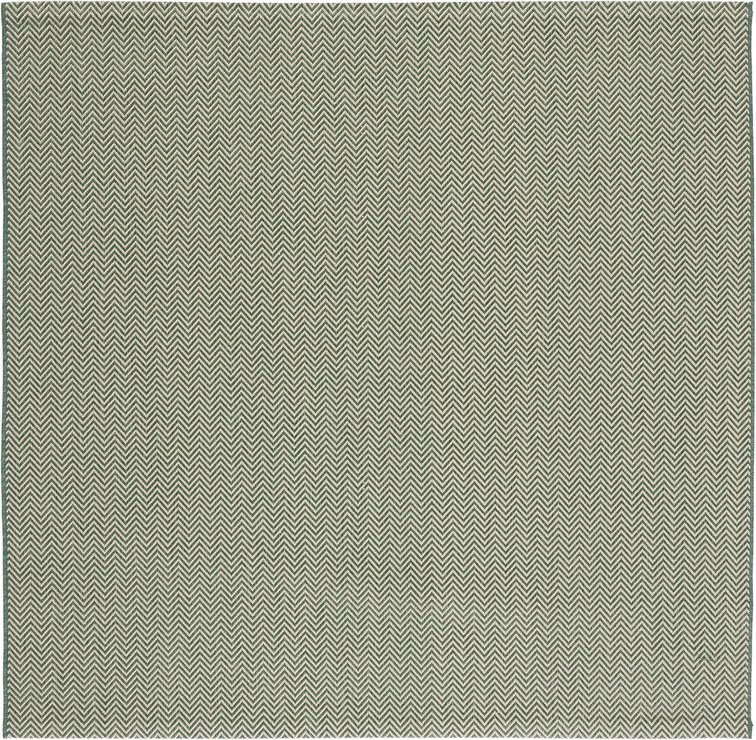 image:imageSAFAVIEH Washable Rug Outdoor Courtyard Collection 10 Square Black amp Beige NonShedding amp Easy Cleaning Ideal for Patio Backyard Mudroom CY802236621Dark GreenBeige