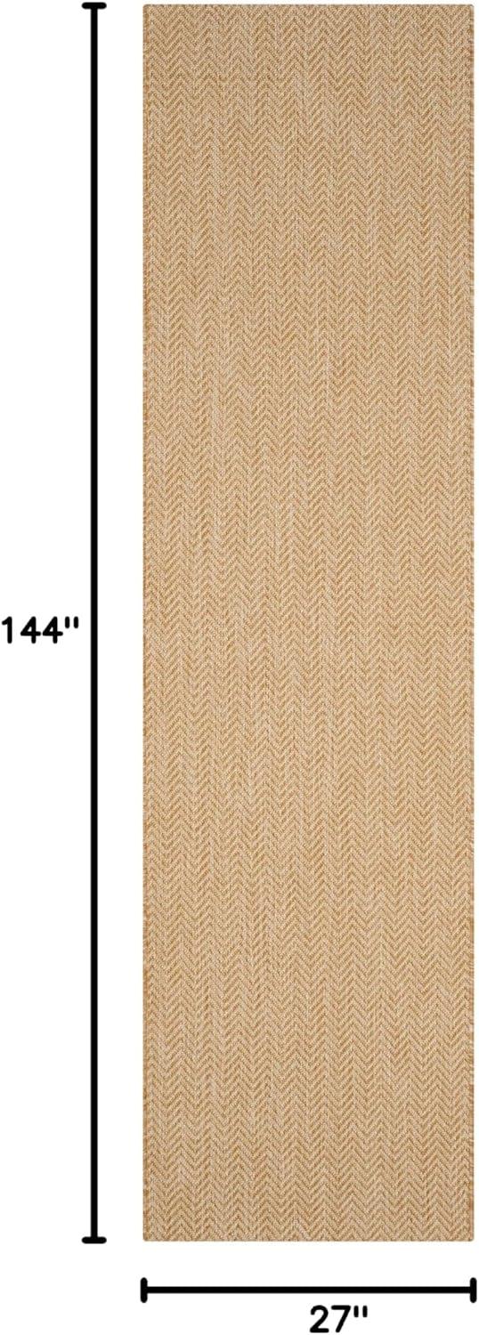 image:imageSAFAVIEH Washable Rug Outdoor Courtyard Collection 10 Square Black amp Beige NonShedding amp Easy Cleaning Ideal for Patio Backyard Mudroom CY802236621NaturalCream