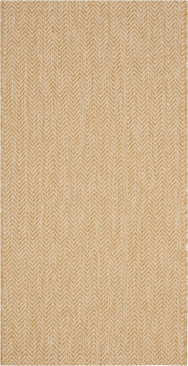 image:imageSAFAVIEH Washable Rug Outdoor Courtyard Collection 10 Square Black amp Beige NonShedding amp Easy Cleaning Ideal for Patio Backyard Mudroom CY802236621NaturalCream