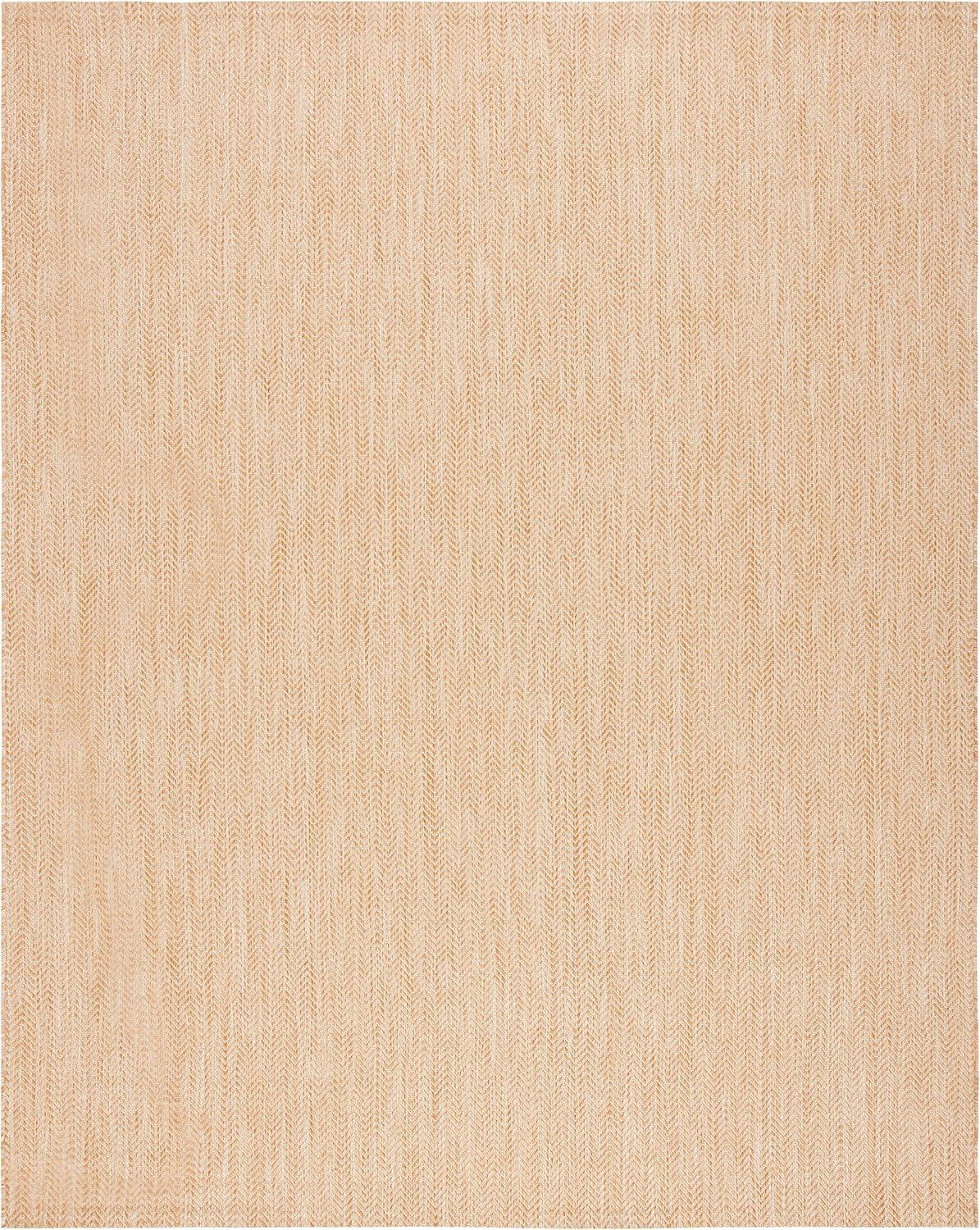 image:imageSAFAVIEH Washable Rug Outdoor Courtyard Collection 10 Square Black amp Beige NonShedding amp Easy Cleaning Ideal for Patio Backyard Mudroom CY802236621NaturalCream