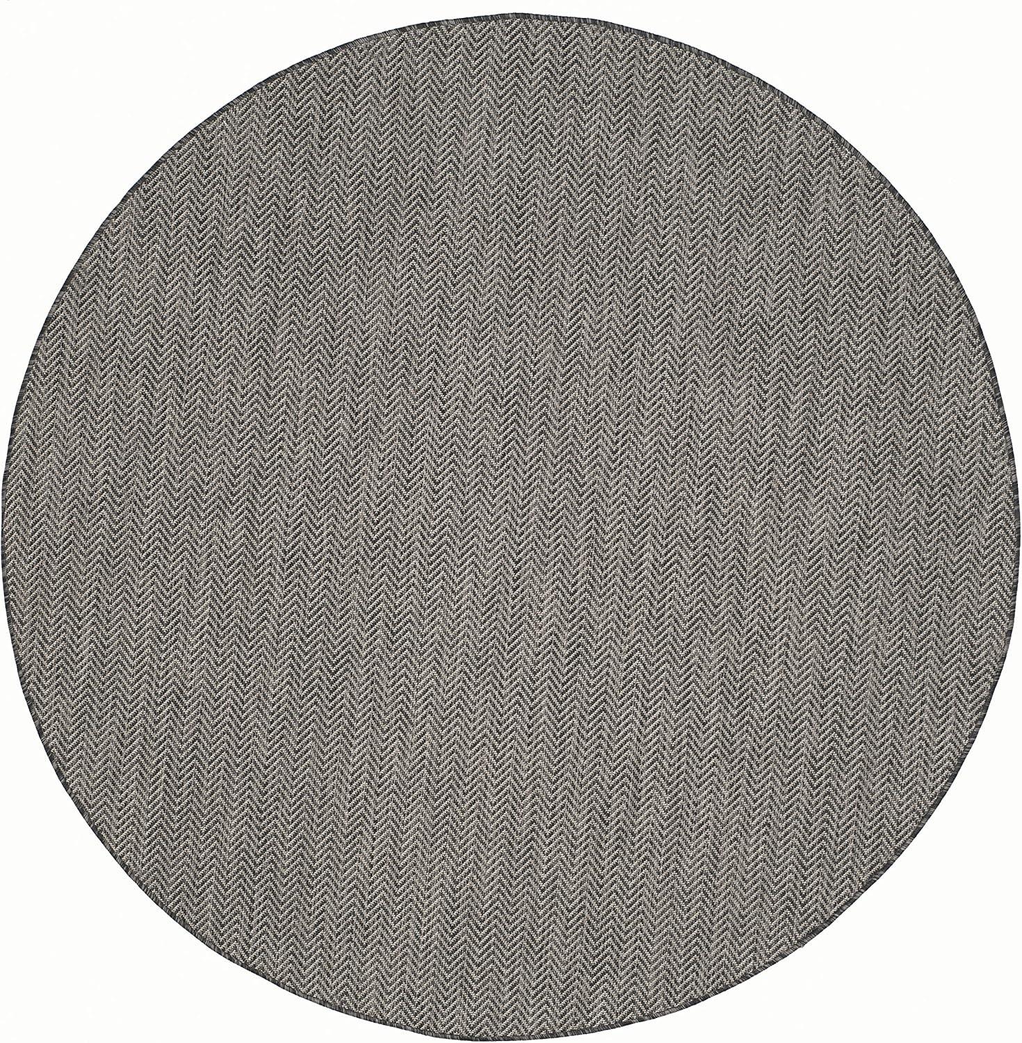 image:imageSAFAVIEH Washable Rug Outdoor Courtyard Collection 10 Square Black amp Beige NonShedding amp Easy Cleaning Ideal for Patio Backyard Mudroom CY802236621BlackBeige