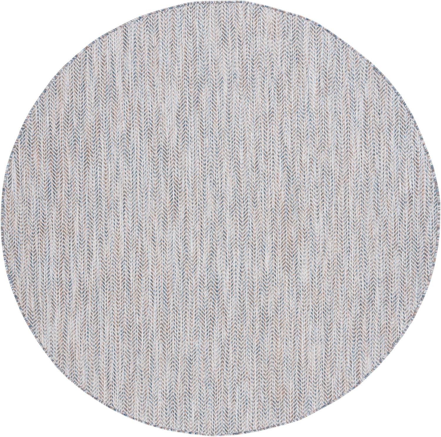 image:imageSAFAVIEH Washable Rug Outdoor Courtyard Collection 10 Square Black amp Beige NonShedding amp Easy Cleaning Ideal for Patio Backyard Mudroom CY802236621Ivory BlueBeige