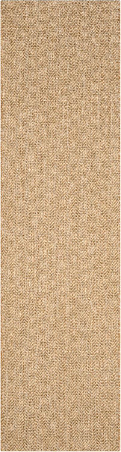 image:imageSAFAVIEH Washable Rug Outdoor Courtyard Collection 10 Square Black amp Beige NonShedding amp Easy Cleaning Ideal for Patio Backyard Mudroom CY802236621NaturalCream