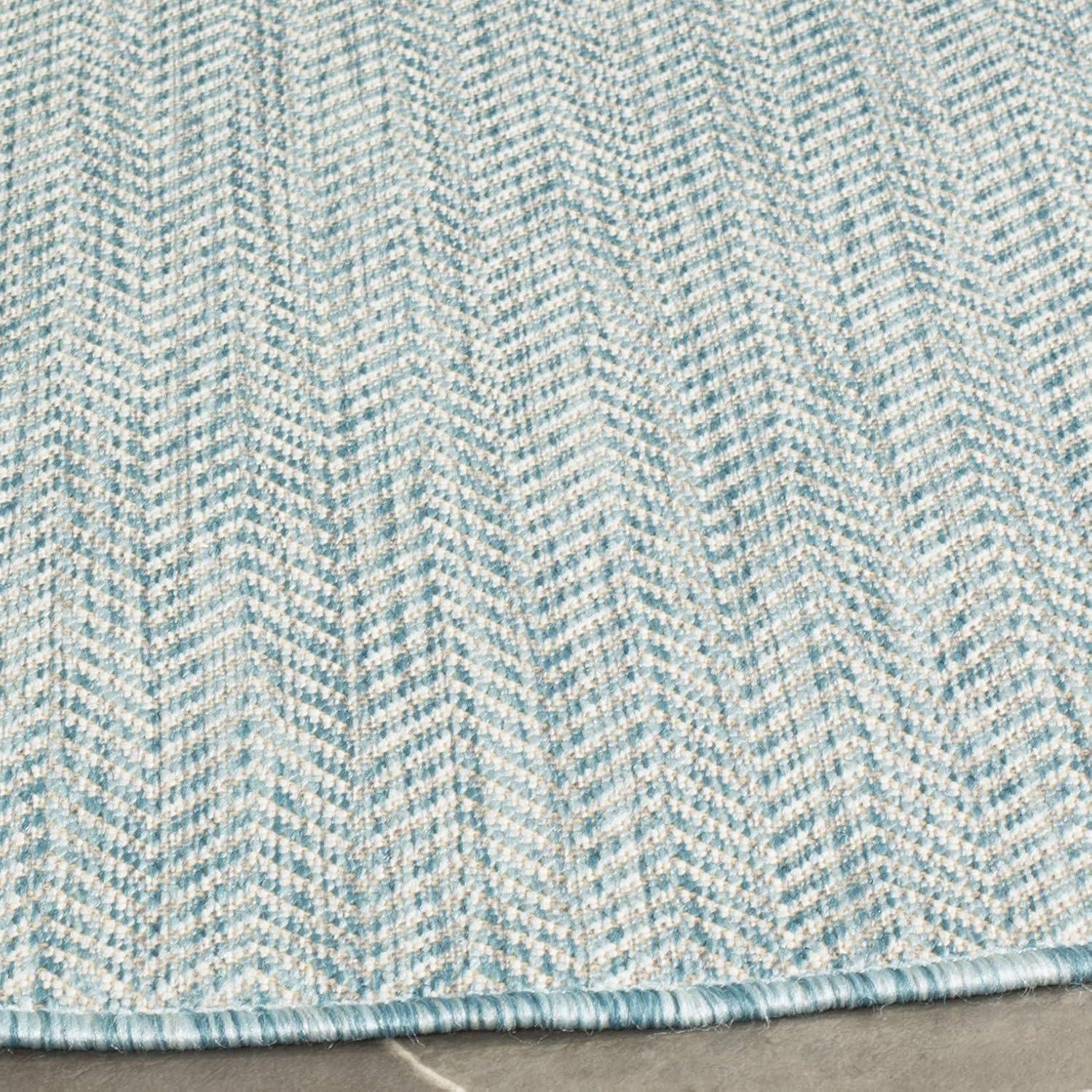 image:imageSAFAVIEH Washable Rug Outdoor Courtyard Collection 10 Square Black amp Beige NonShedding amp Easy Cleaning Ideal for Patio Backyard Mudroom CY802236621BlackBeige
