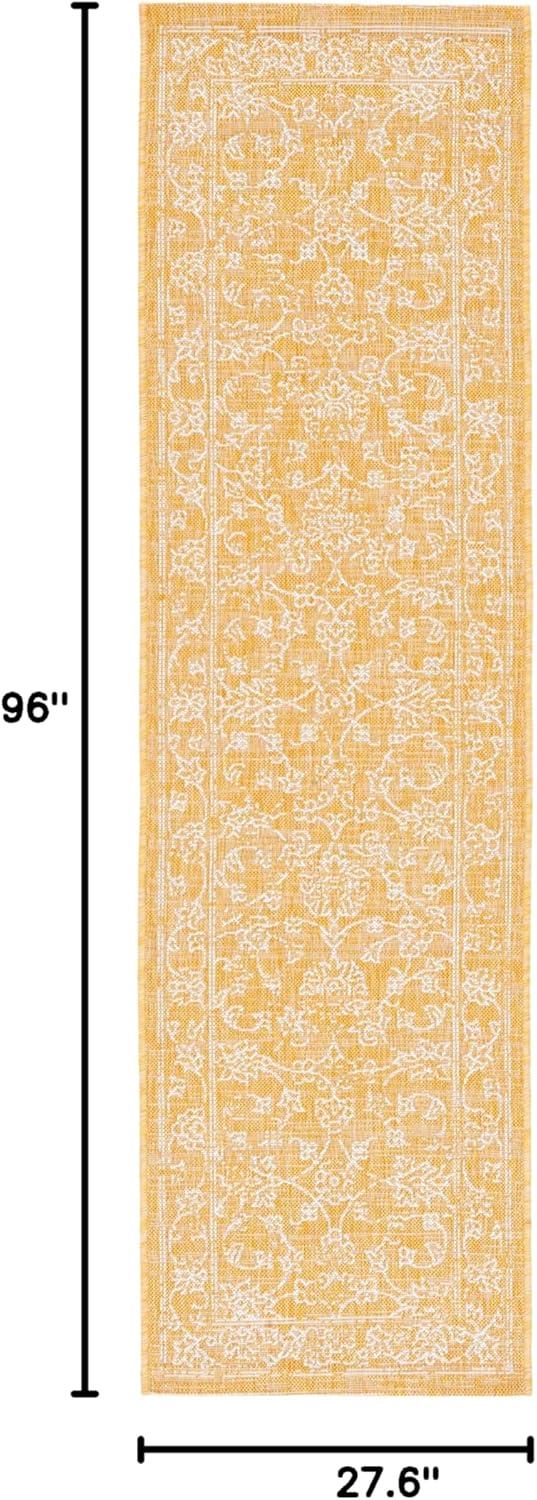 image:imageSAFAVIEH Washable Rug Outdoor Courtyard Collection 9 x 12 Aqua Blue amp Grey NonShedding amp Easy Cleaning Ideal for Patio Backyard Mudroom CY868037121GoldIvory