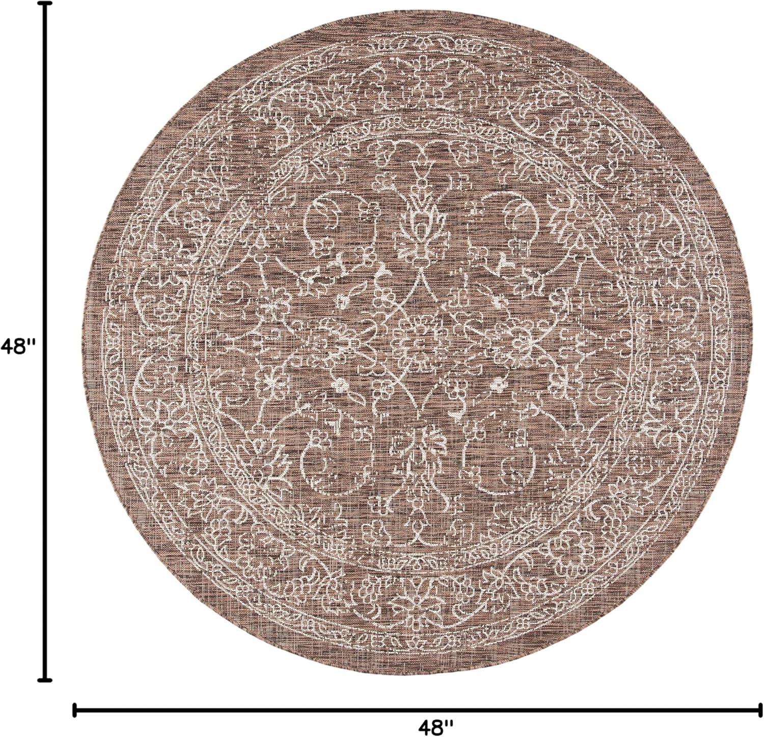 image:imageSAFAVIEH Washable Rug Outdoor Courtyard Collection 9 x 12 Aqua Blue amp Grey NonShedding amp Easy Cleaning Ideal for Patio Backyard Mudroom CY868037121BrownIvory