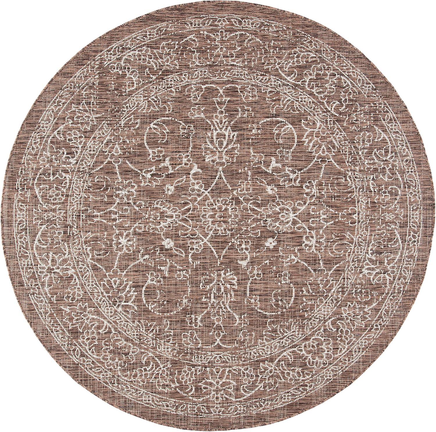 image:imageSAFAVIEH Washable Rug Outdoor Courtyard Collection 9 x 12 Aqua Blue amp Grey NonShedding amp Easy Cleaning Ideal for Patio Backyard Mudroom CY868037121BrownIvory