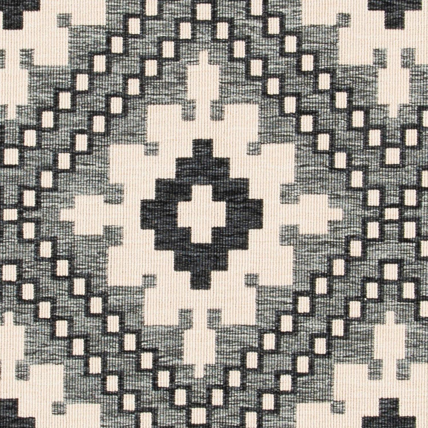 image:imageSAFAVIEH Washable Rug Outdoor Veranda Collection 9 x 12 Ivory amp Charcoal NonShedding amp Easy to Clean Ideal for Patio Backyard Mudroom VER0993435IvoryCharcoal