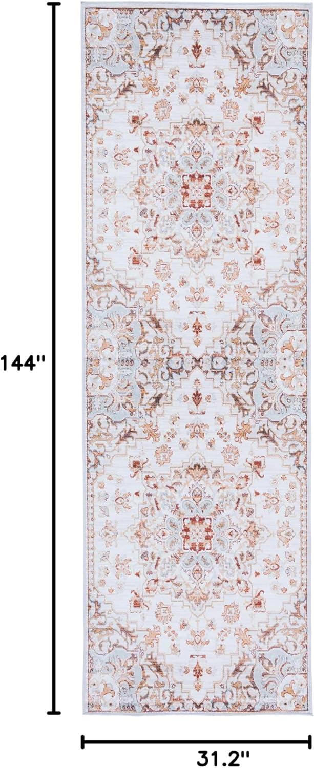image:imageSAFAVIEH Washable Rug Tucson Collection 8 x 10 Beige amp Grey Slip Resistant amp Easy to Clean Ideal for Living Room Bedroom Dining Space TSN103BBeigeGrey